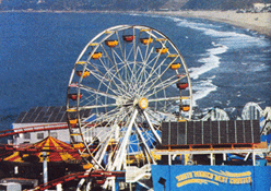 Santa Monica's Solar Ferris Wheel Image